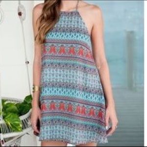 SHOW ME YOUR MUMU KATY HALTER DRESS SIZE M